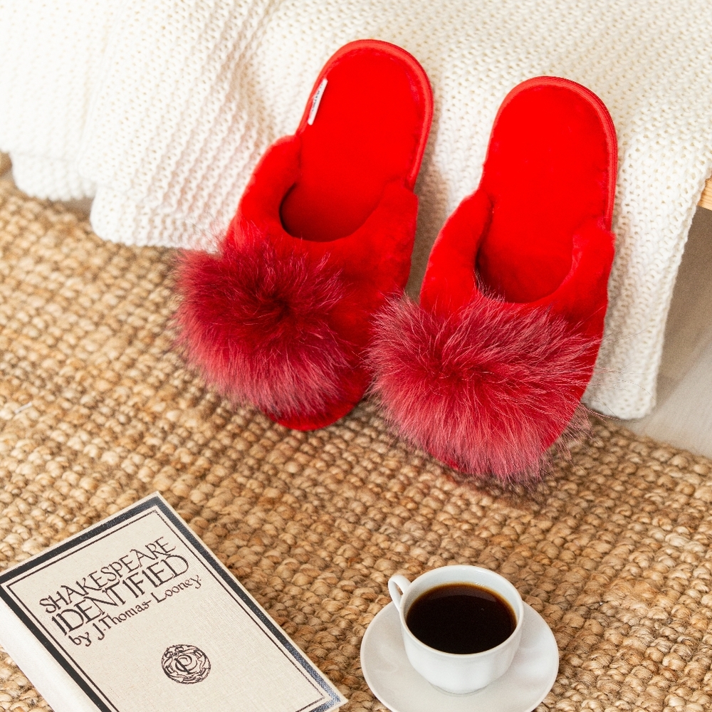 Red Slippers Slippers “Jakonda - Picture 4 of 8